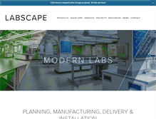 Tablet Screenshot of labscape.com